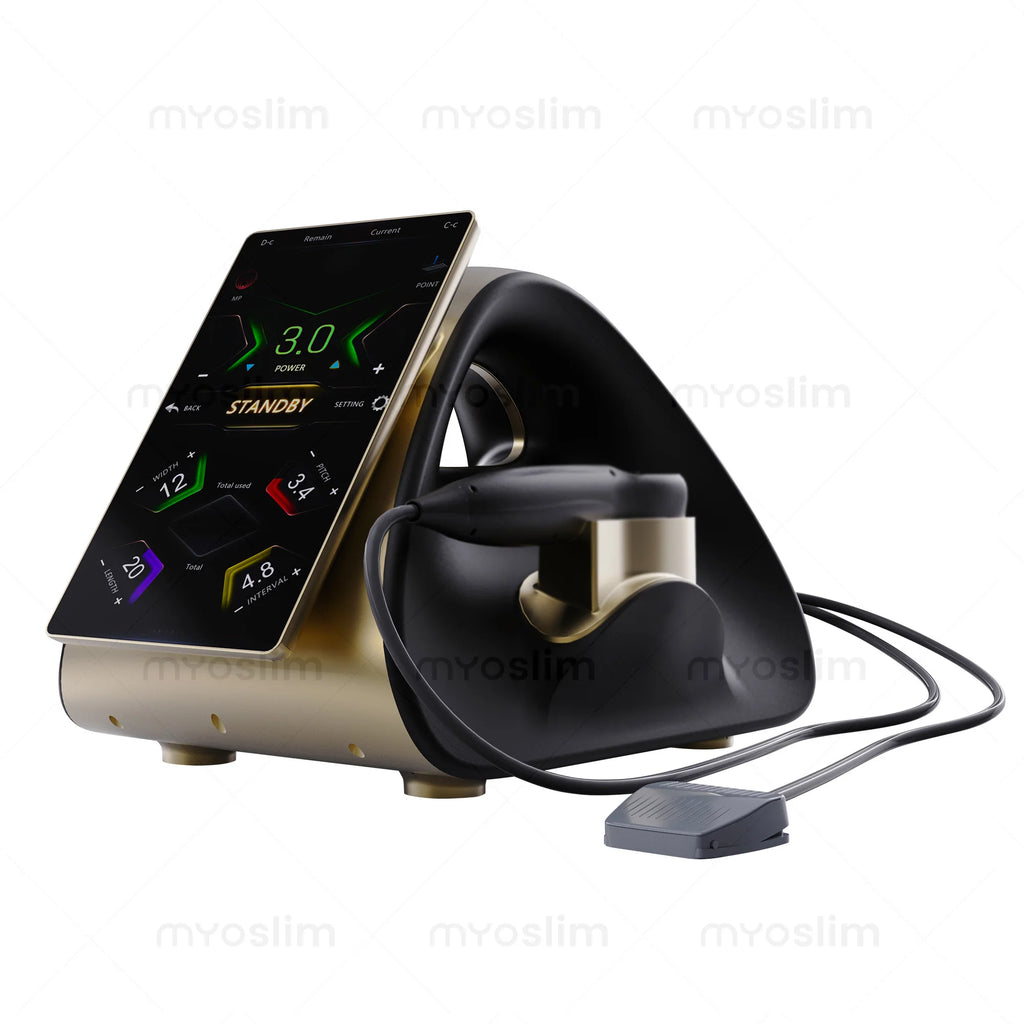 Tidesmit 22D MAX HIFU beauty machine side profile view for professional facial tightening and fat reduction therapy