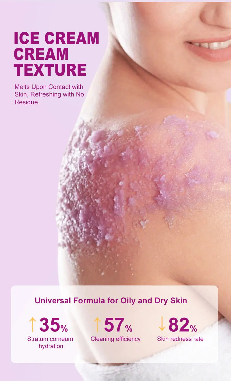 Lavender Body Scrub – Shea Butter Exfoliating Skin Care 500g Scrubs Treatments Tidesmit