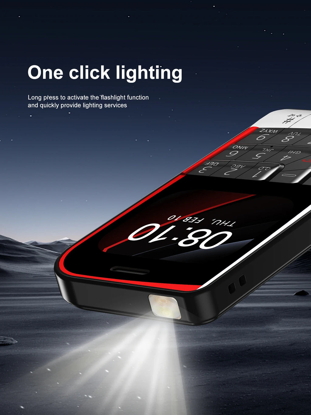 SERVO V10 Card Phone 2.01" Display 2G GSM Dual SIM Standby MP3/MP4 Magic Voice Speed Dial Torch Button Small Cellular Telephones