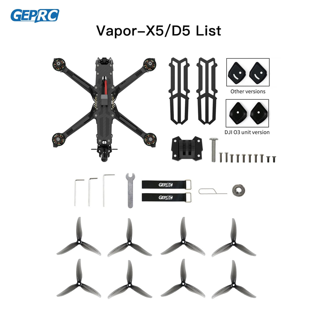 FPV Freestyle Drone Vapor-D6 with F722 FC and 1.6W VTX | Tidesmit Tidesmit