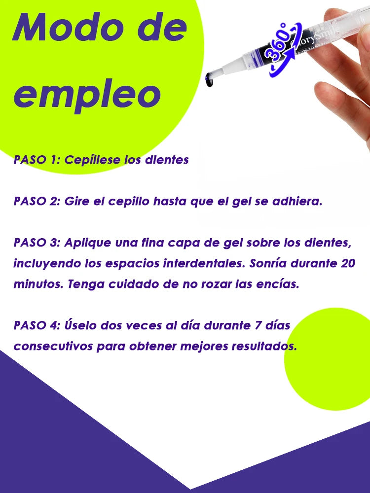 Teeth Whitening Pen for Sensitive Teeth | Gentle Stain Remover Lip Care Tidesmit