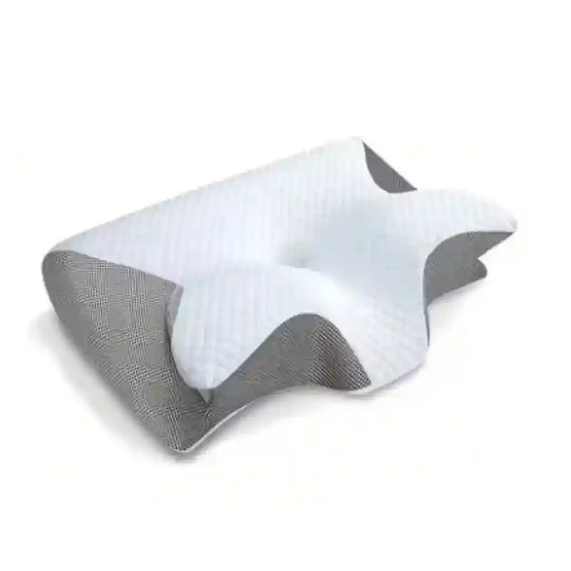 Butterfly Memory Foam Neck Pillow for Targeted Cervical Pain Relief Massage Cushion 1pcs gray Tidesmit
