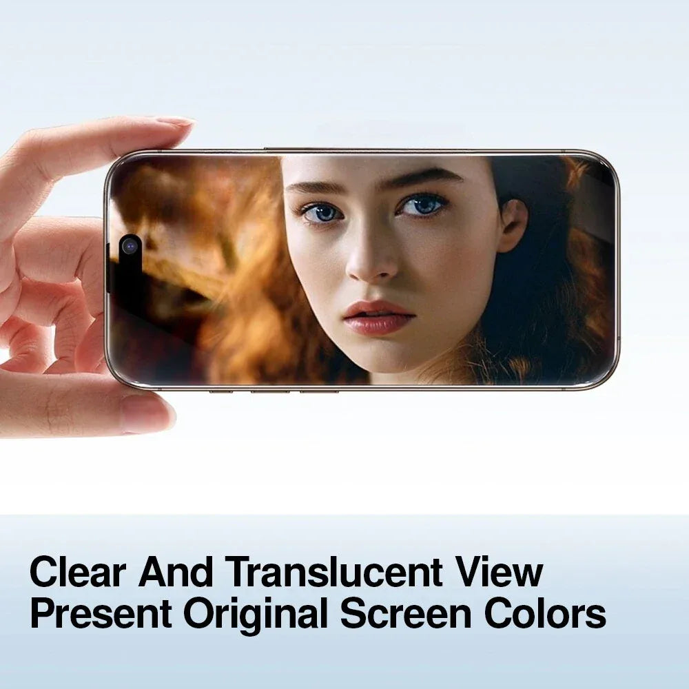 Privacy Screen Protector for iPhone 16 Pro Max - 3 Pack Anti-Peep Tempered Glass Tidesmit