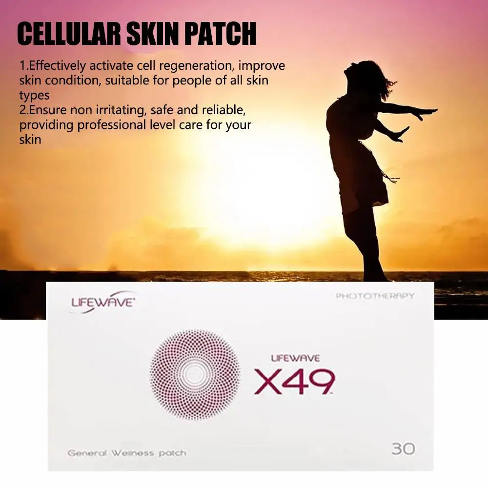 30PCS X39 Cell Skin Patches，Reduce Fine Lines & Wrinkles，Repair Damaged Skin，Brightening，Cellular Patch Skin Care Essence