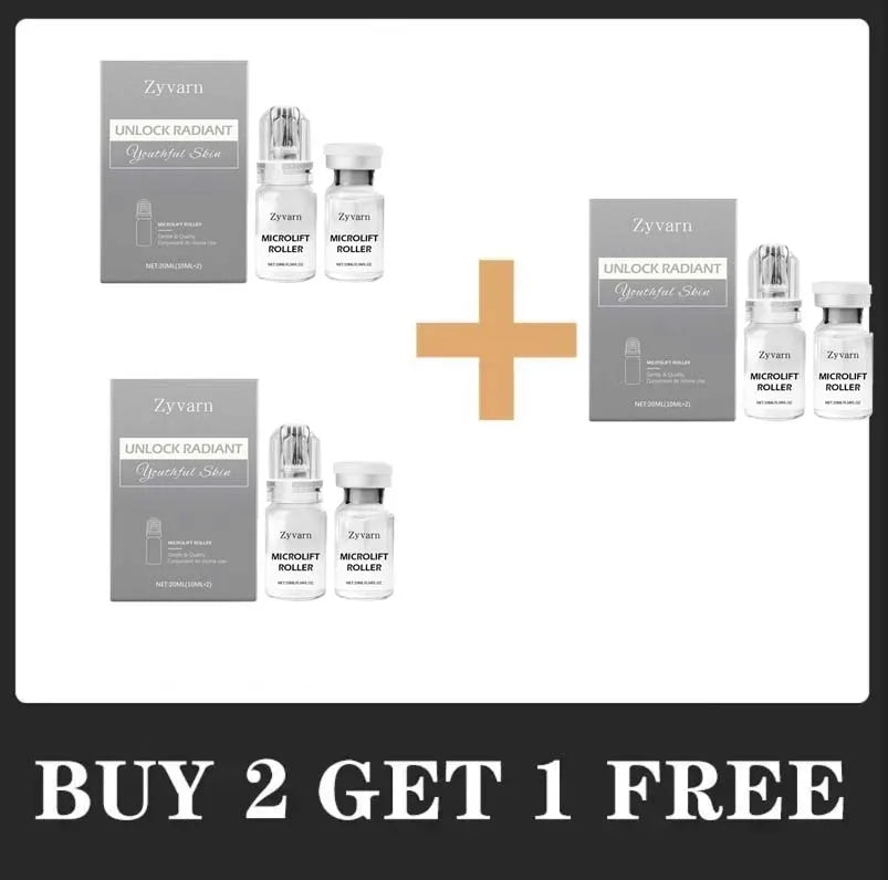 Zyvarn micro infusion serum kit with 0.25mm needles, home facial beauty tool for radiant, flawless skin care set.