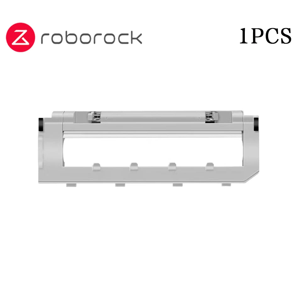 Tidesmit accessory kit for Roborock S7 MaxV Ultra showing side brush, mop, HEPA filter, dust bag and rolling brush.