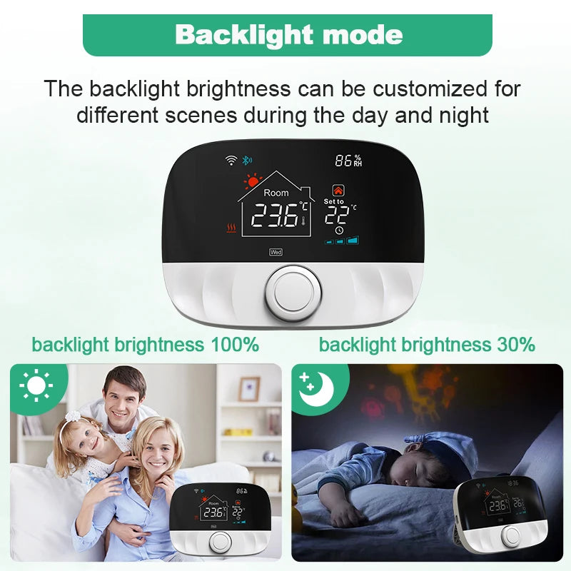 Tuya Smart Home Wifi Heating Thermostat Wireless For Gas Boiler Smart Thermostat Temperature Controller Alexa Google Home