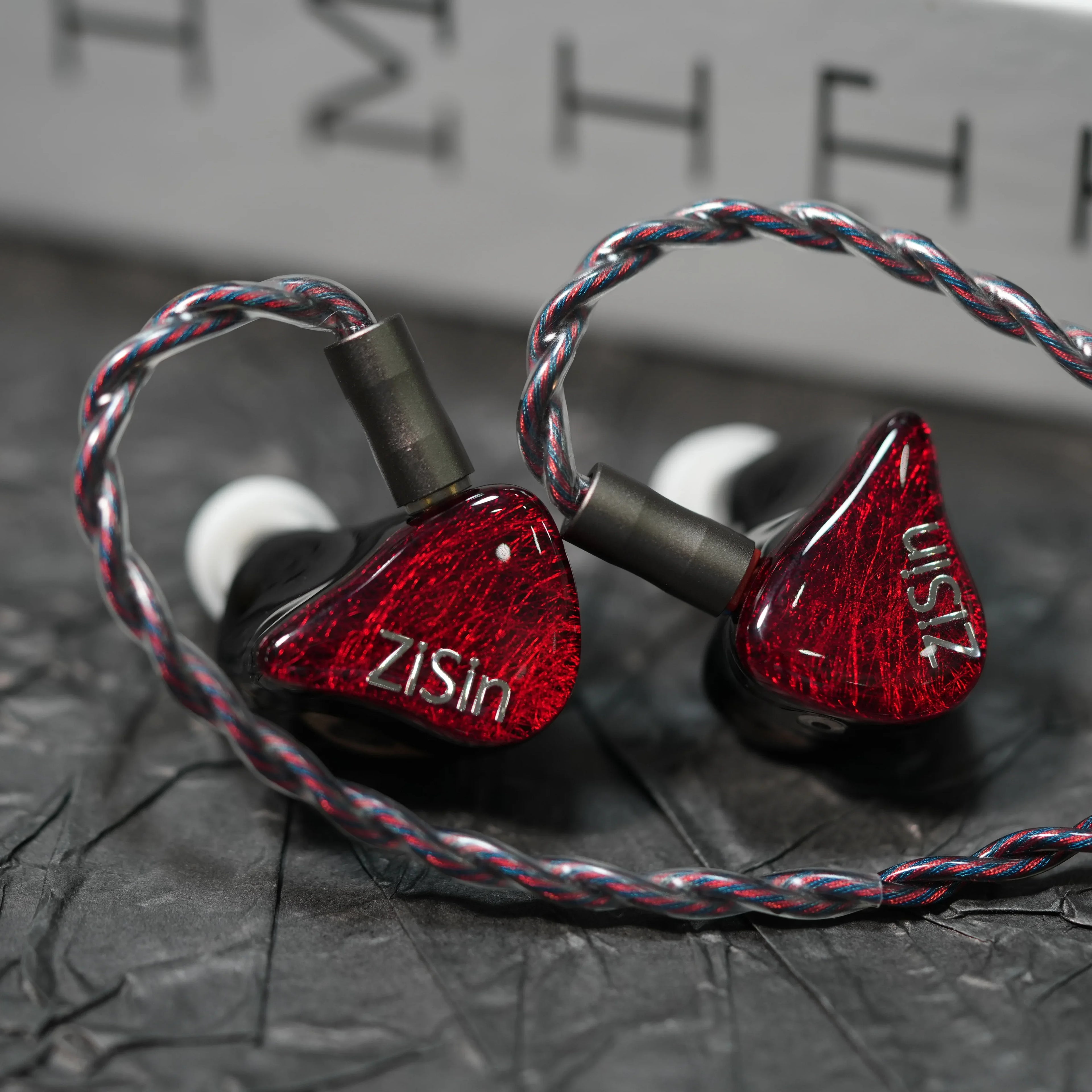 Vermilion Flame Hybrid 1DD+2BA IEM Earphones by Tidesmit Vermilion Flame Tidesmit