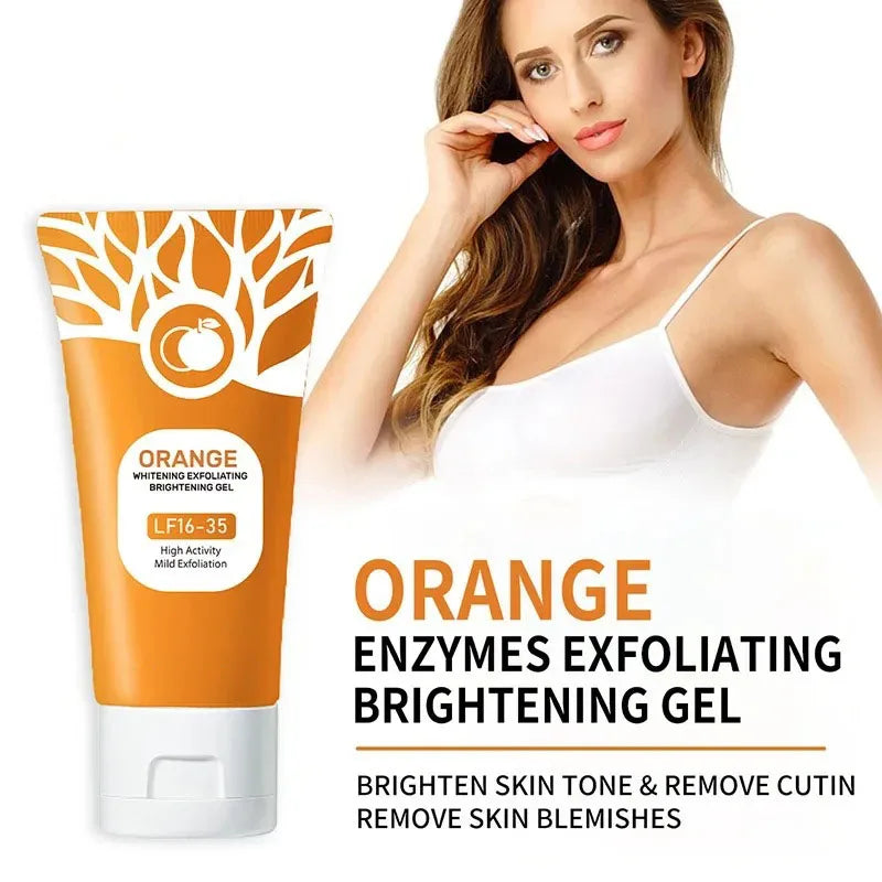 Orange Exfoliating Gel for Face & Body - Natural 50g Scrub Scrubs Treatments Tidesmit