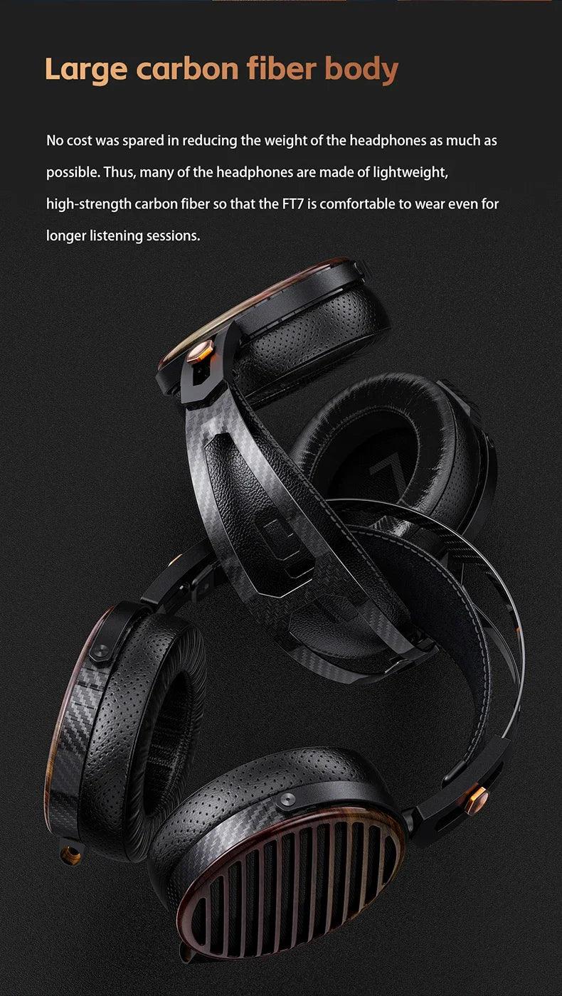 FiiO FT7 Planar Open-Back Headphones 106mm Driver - Tidesmit Tidesmit