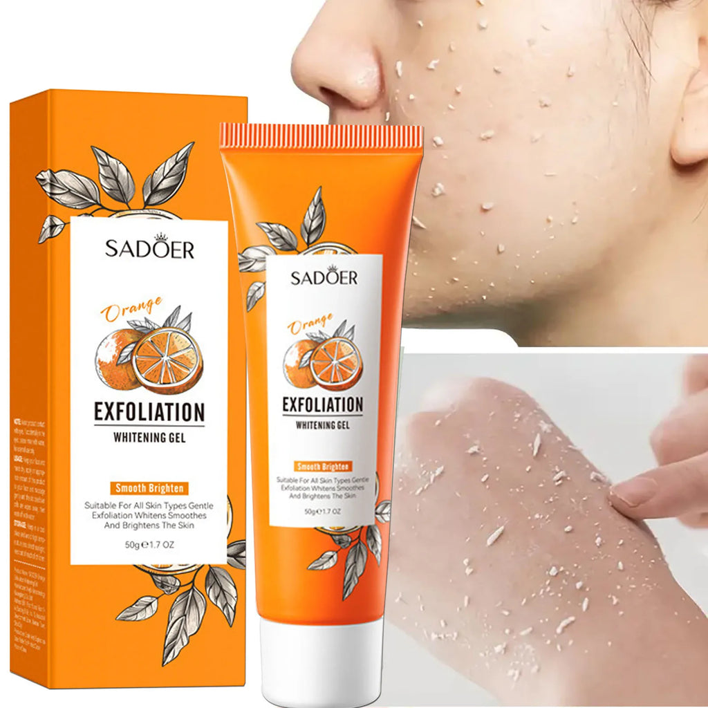 Orange Exfoliating Peeling Gel | Deep Pore Cleanser | Tidesmit 50g Scrubs Treatments Tidesmit