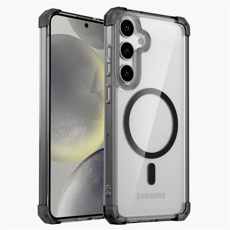 Samsung Galaxy S25 Ultra Magnetic Case | Shockproof Clear Cover Tidesmit