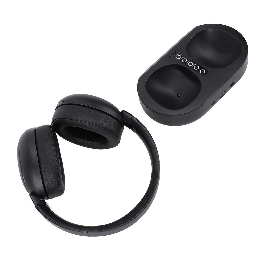 Wireless TV Headphones Bluetooth 5.3 with LED Battery Display Tidesmit