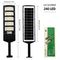 120000LM Solar Light Commercial LED Outdoor Dusk To Dawn Solar Street Light Road Area Lamp Waterproof Backyard Security Lighting