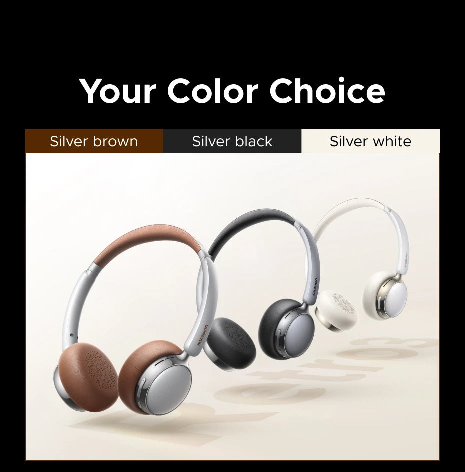 Wireless Headphones with Active Noise Cancellation | Cloud Foam Comfort Tidesmit