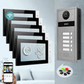 Smart Life Tuya APP Control HOMSECUR 7" WiFi Video Doorphone Night Vision Doorbell Intercom Kit for 5 Households