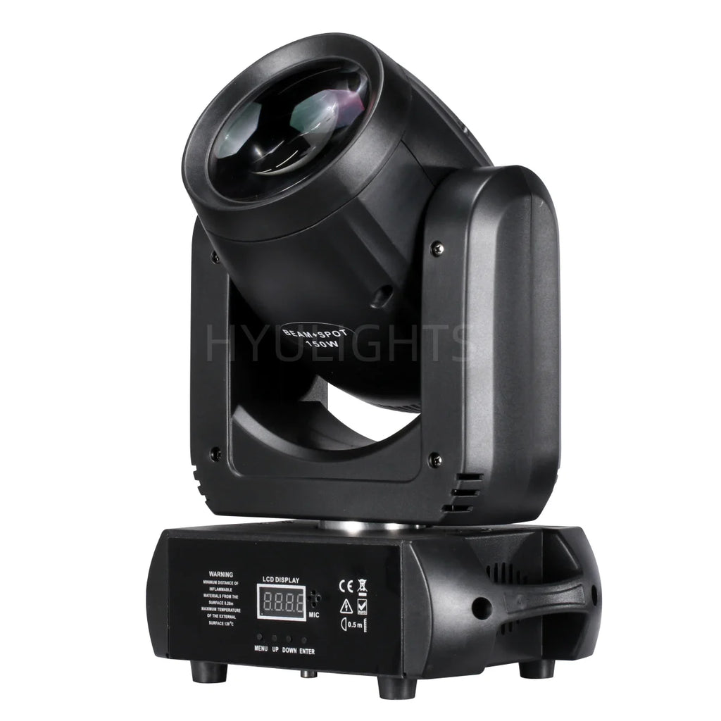 2PCS Mini LED Moving Head Light 150W Beam+Spot+18 Rotating Prisms Dj Dmx Stage Effect Light Disco Bar