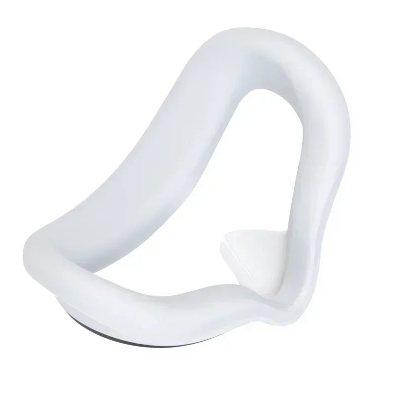 Oculus Quest 2 Silicone Face Cover - Ergonomic VR Sweat Protection White Tidesmit