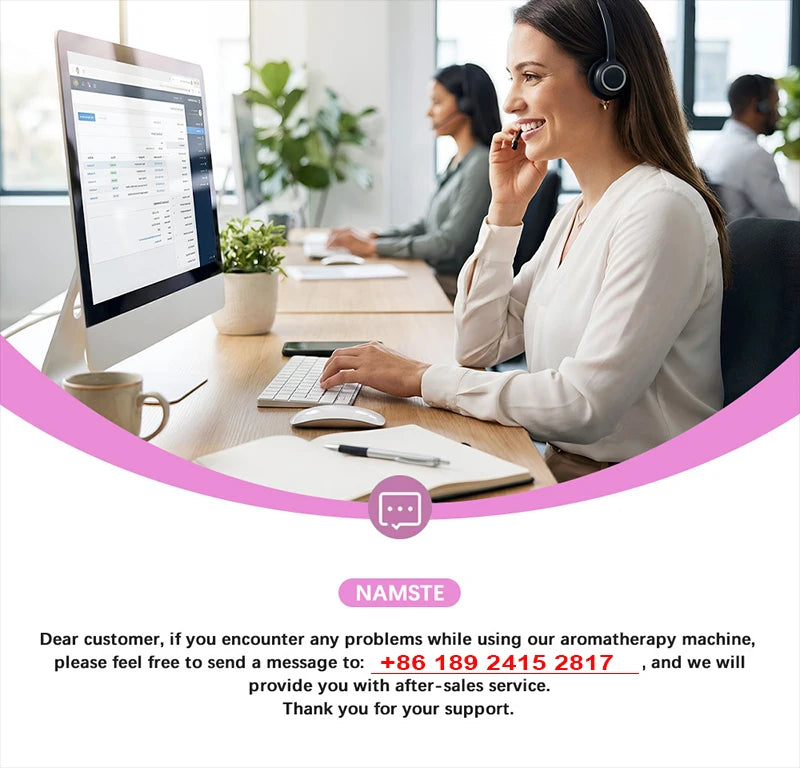 NAMSTE Electric Aromatic Oasis Fragrance WIFI Aroma Diffuser Air Freshener Essential Capacity 300ml Bluetooth Purifiers 400m³