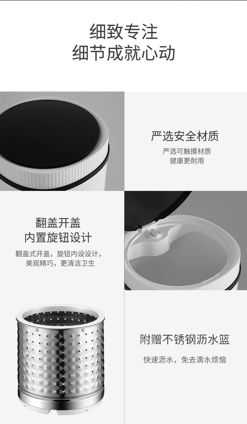 Tidesmit 360 degree automatic shoe cleaning machine with spin dryer for efficient home laundry appliance maintenance