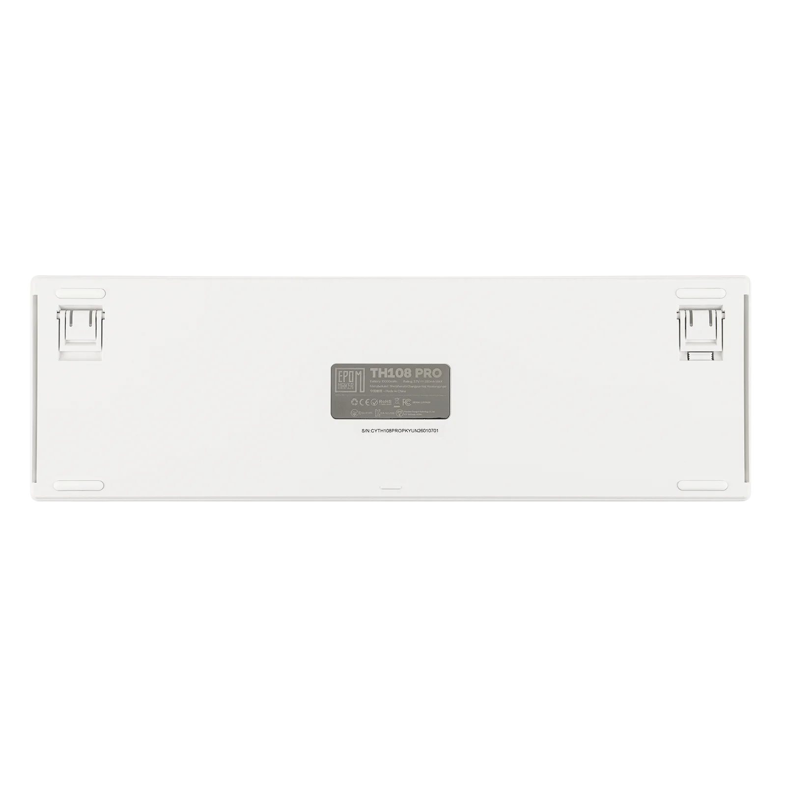 EPOMAKER TH108 PRO 100% Full-Sized Gasket-Mounted Wired/BT/2.4Ghz Wireless Mechanical Keyboard with Screen & Knob RGB Backlight