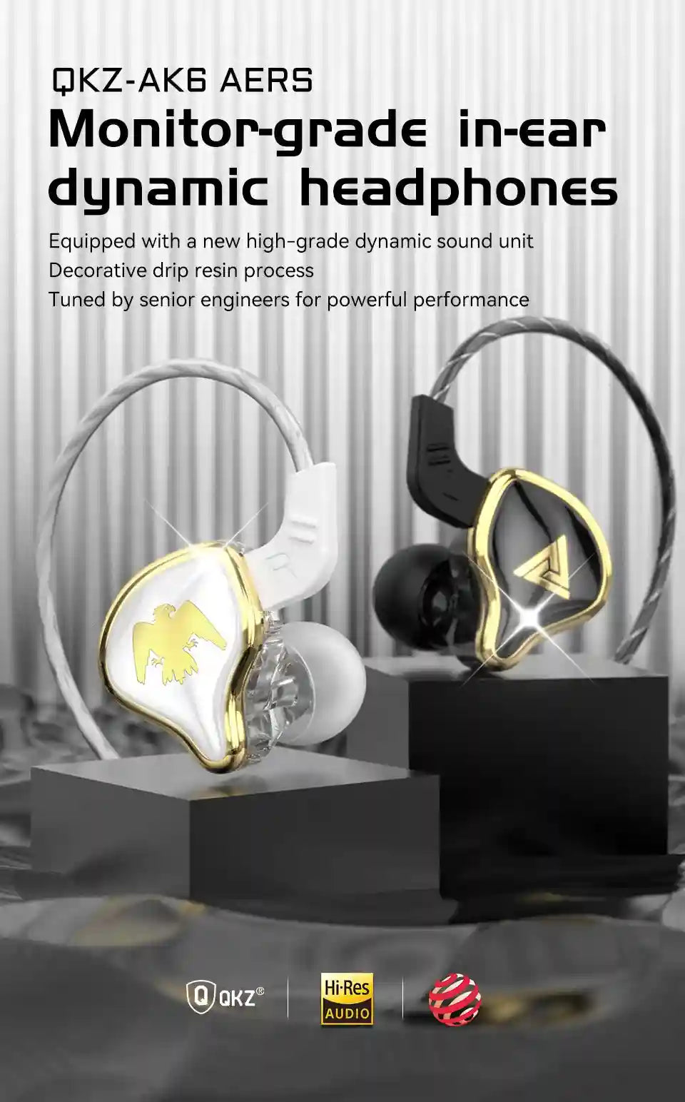 Wired In-Ear Noise Cancelling Headphones - HiFi Sport Audio Tidesmit Tidesmit