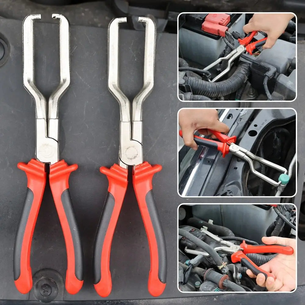 Automotive Fuel Filter Hose Line Pipe Connector Clamp Wrench Removal Tool