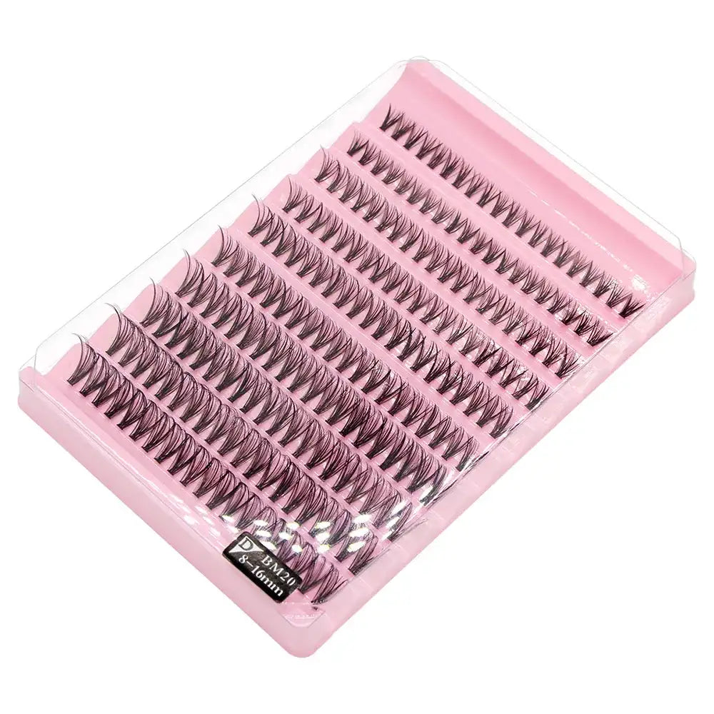 Big Capacity Super Bunch DIY Cluster Lashes 8-16mm Mix Charm Style Eyelashes Extension False Eyelash Makeup Tool Russian Volume False Eyelashes Tidesmit