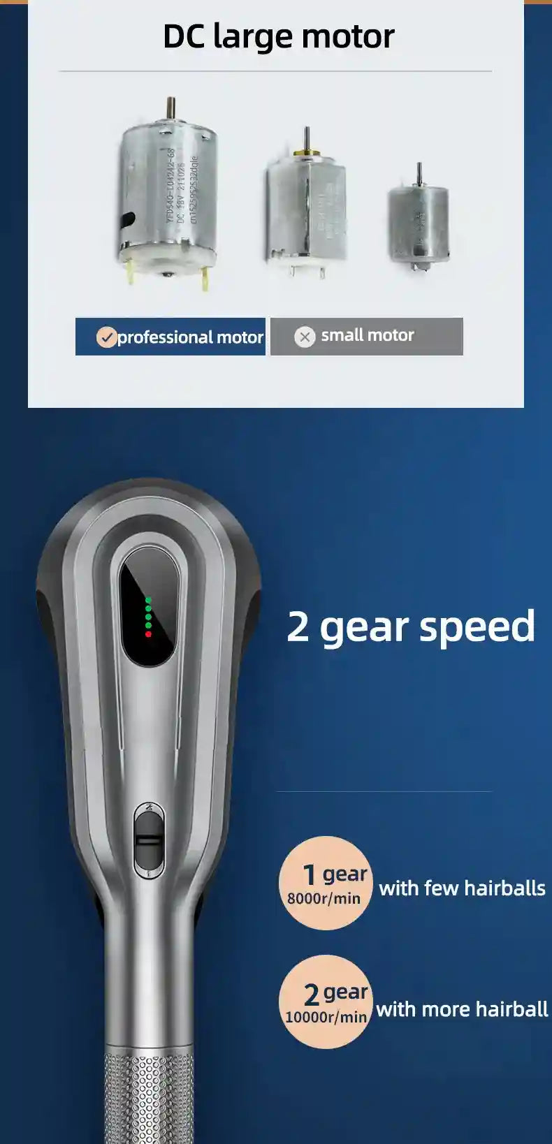 Tidesmit 60W professional lint remover machine showing side profile and detachable lint collection spool mechanism