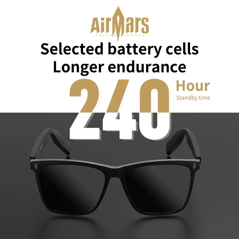 Smart Audio Sunglasses with Spatial Sound - Bluetooth Wireless Tidesmit