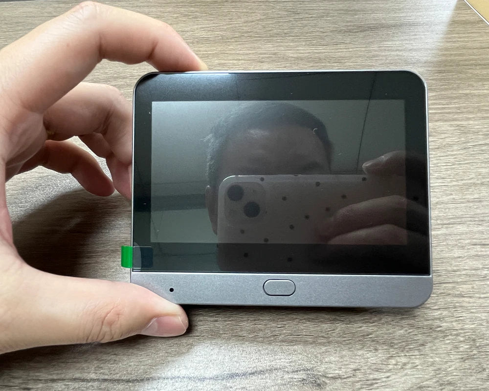Battery Powered MINI Two Way Talk Tuya SmartLife APP 3MP Wide View 2.4G WiFi 940NM Infrared Digital Door Peephole Eye PIR Camera