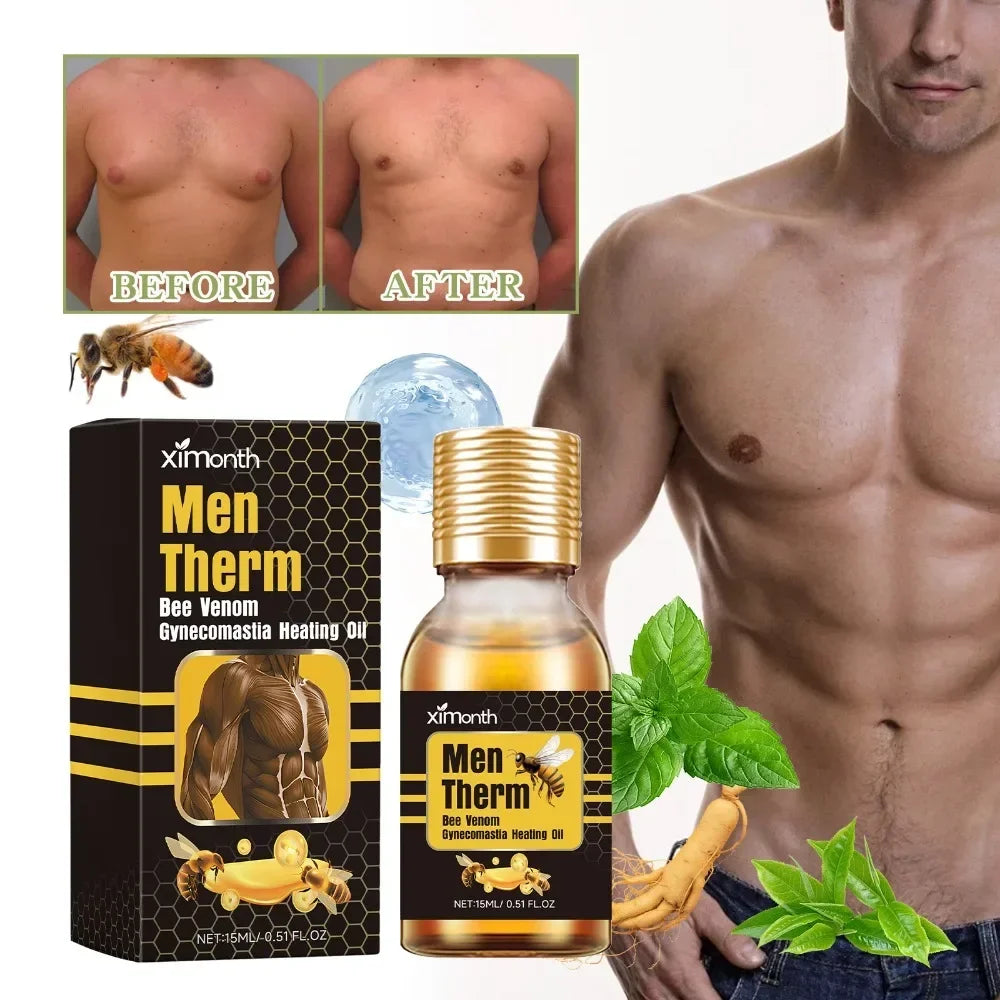 Men's Breast Tightening Serum | Firming Muscle Contour Essence Permanent Makeup Machines Tidesmit