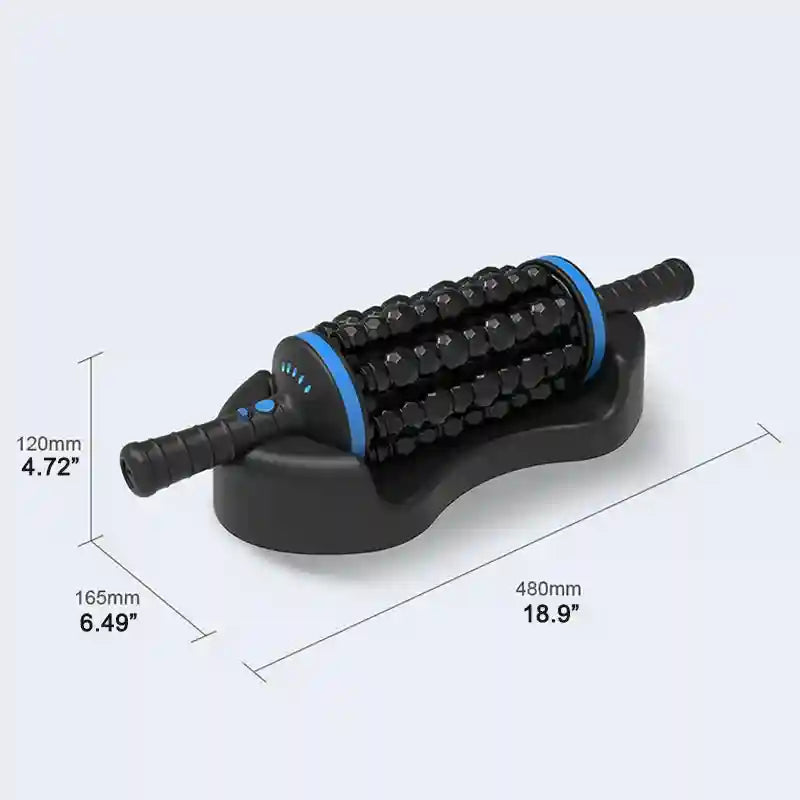 Tidesmit Electric Massage Roller | Deep Tissue Muscle Recovery | Black Massage Roller Tidesmit