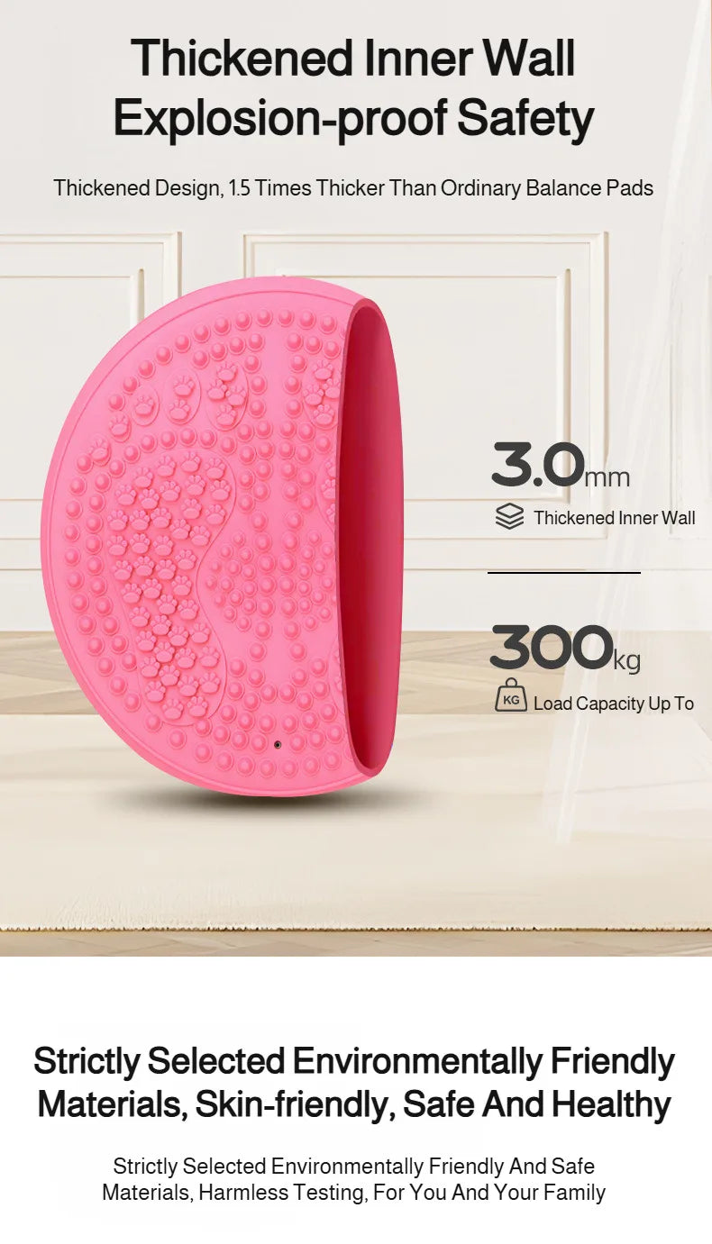 Inflatable Balance Trainer | Massage Stepper for Core Stability Massage Cushion Tidesmit
