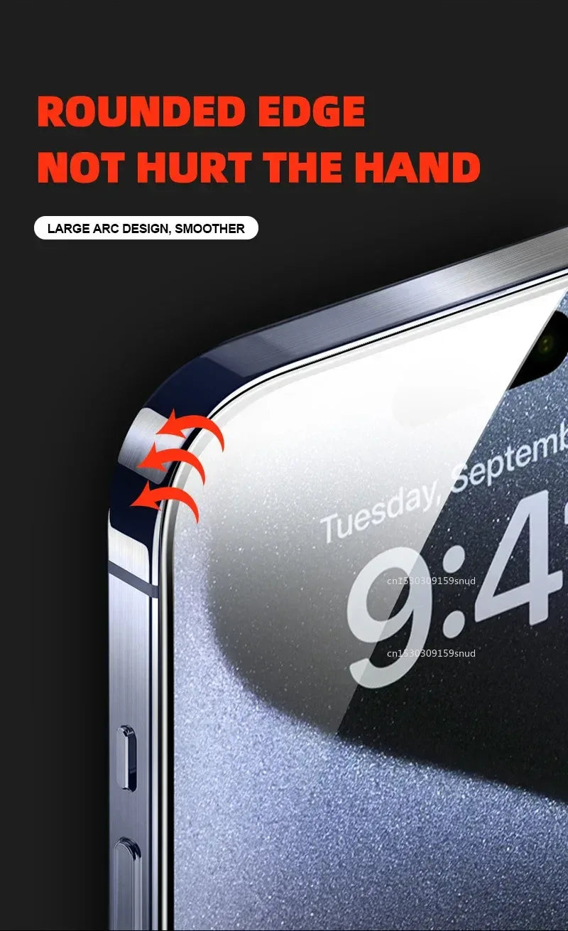 iPhone 16 Screen Protector - 3-Pack 9H Tempered Glass for iPhone Tidesmit