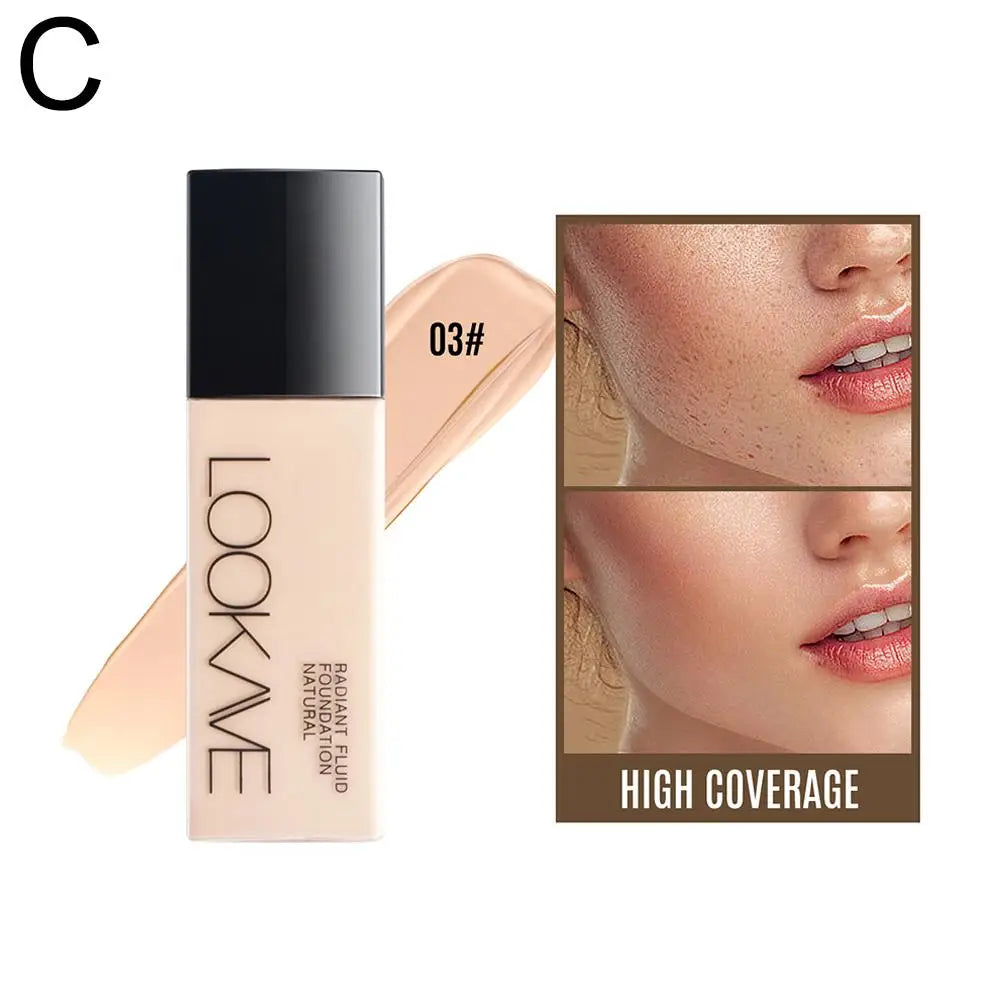 Tidesmit long lasting matte liquid foundation for full coverage concealer finish texture close up
