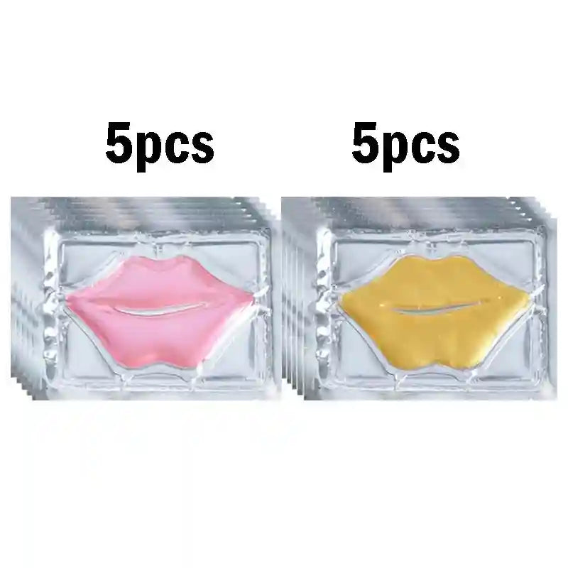 Crystal Collagen Lip Mask - Hydrating Lip Treatment for Plump Lips Lip Care Each 5pcs Tidesmit