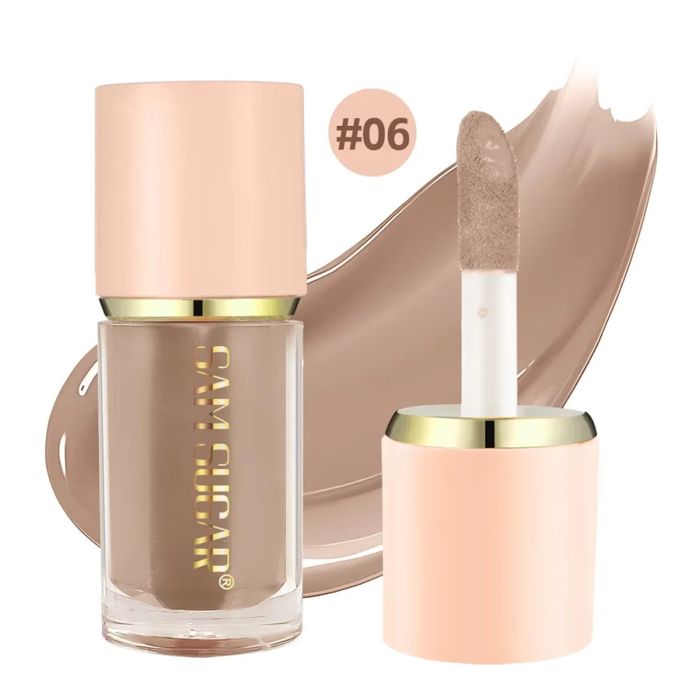 Tidesmit 2026 Beauty Glazed 2 Color Liquid Contouring shade swatch for waterproof matte V-face shaping face makeup