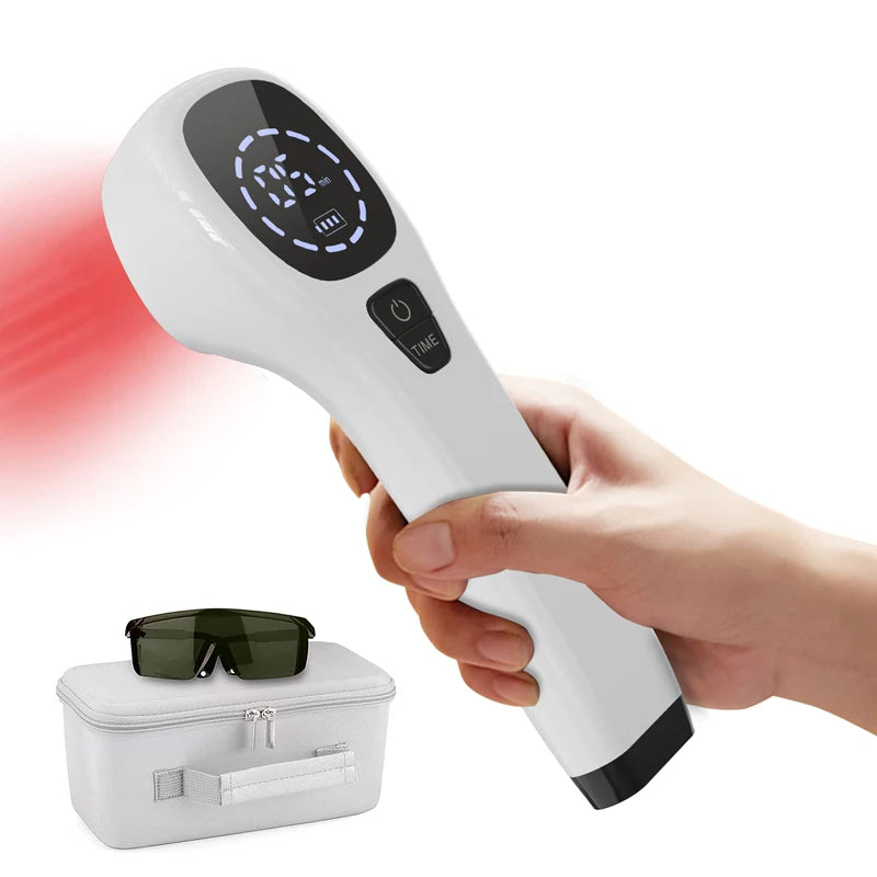 Laser Therapy Device for Pain Relief - Handheld LLLT 808nm by Tidesmit Back Massage Instrument Tidesmit