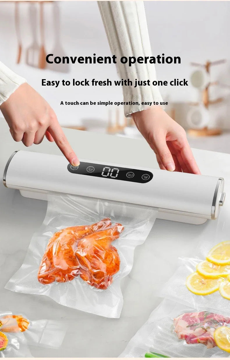 Professional Vacuum Sealer for Food Vacuumor for Products Kitchen Sealing Machine Cuisine Packaging Plastic Bag Sealant