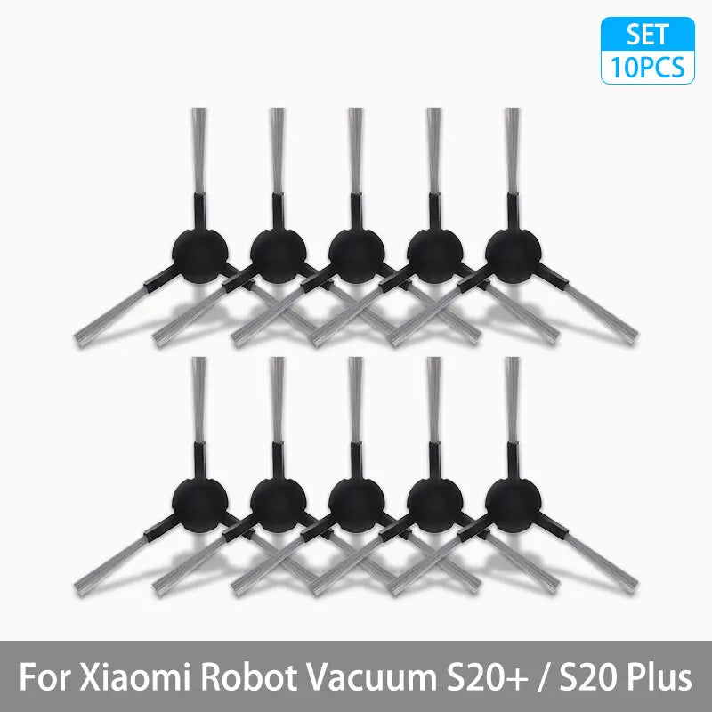 Tidesmit replacement parts set for Xiaomi Robot Vacuum S20 Plus including main brush side brush HEPA filter and mops