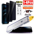 Privacy Screen Protector for iPhone 16 - Anti-Glare & Case Friendly ForiPhone 14 ProMax 1PC Tidesmit