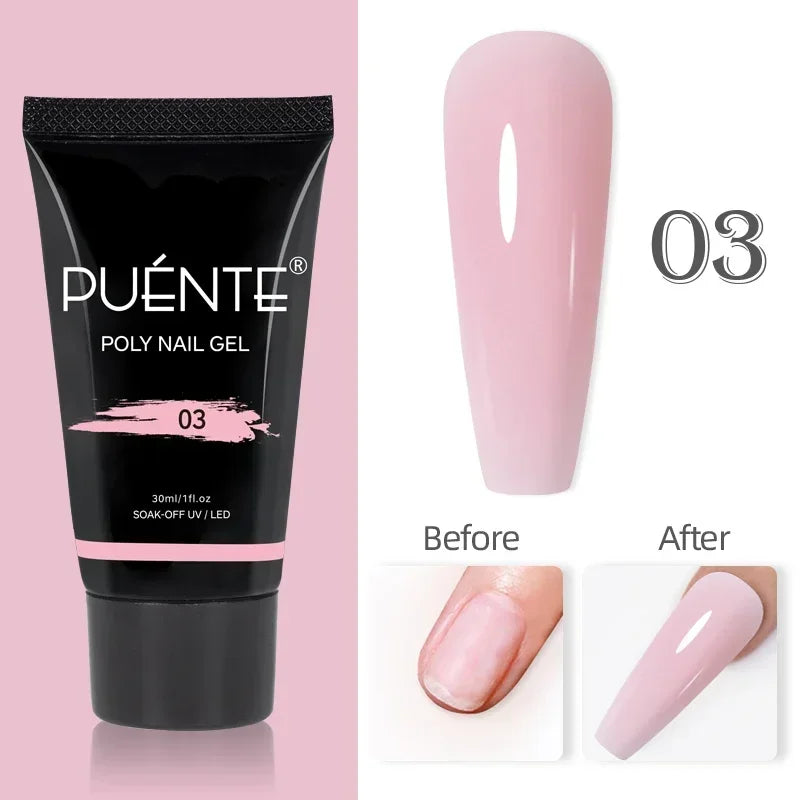 3D Sculpture Gel Nail Polish 15ml - Professional Soak Off Formula Permanent Makeup Machines poly nail gel 03 Tidesmit