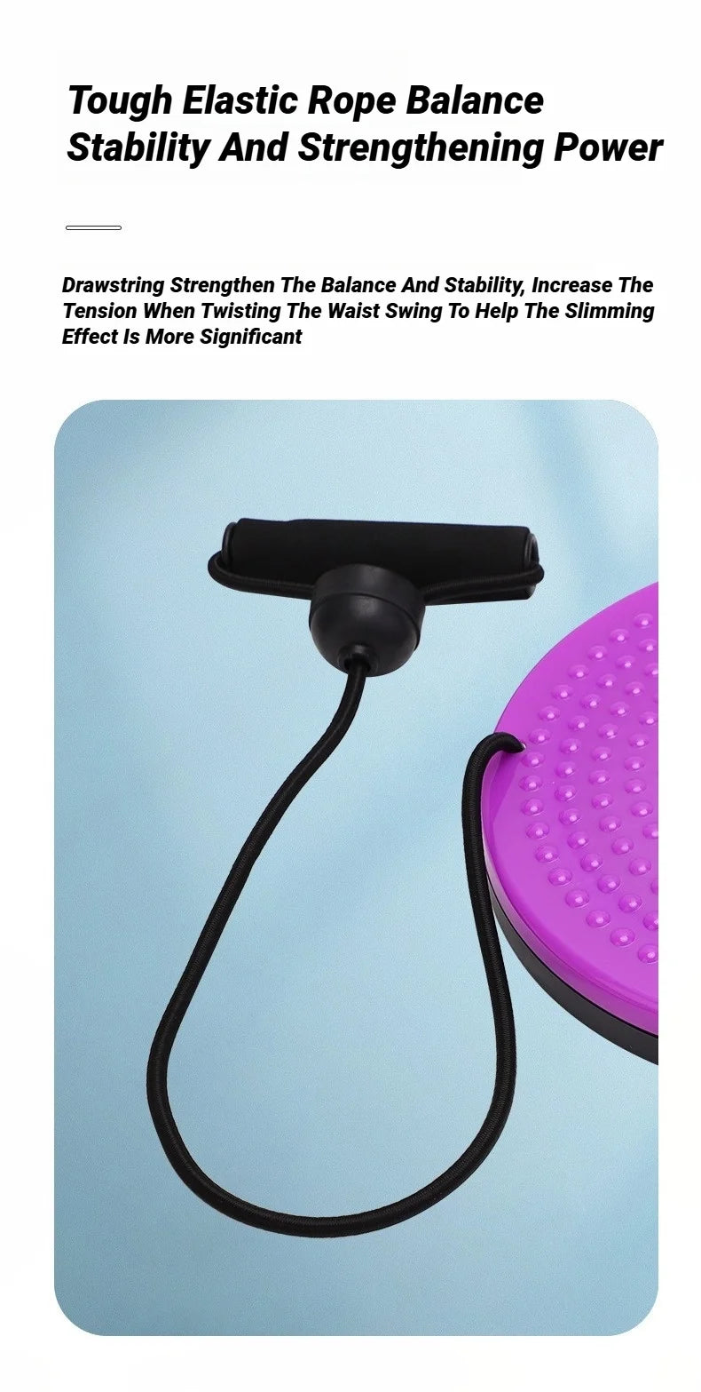 Waist Twisting Disc with Resistance Bands - Tidesmit Body Shaping Body Shaping Massage Equipment Tidesmit