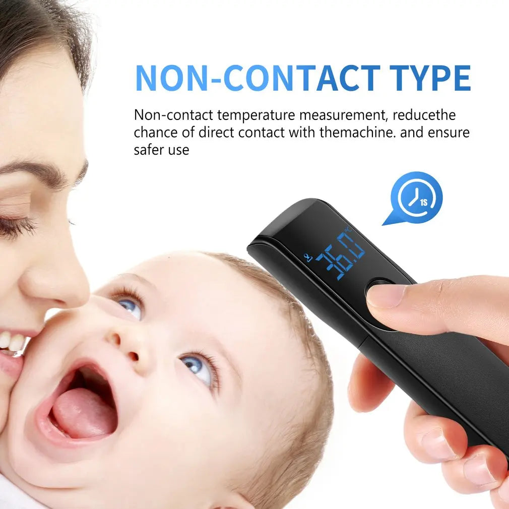 Digital Infrared Thermometer Forehead Body Non-Contact Fever Thermometers Or Medical Portable Finger Pulse Oximeter Blood Oxygen