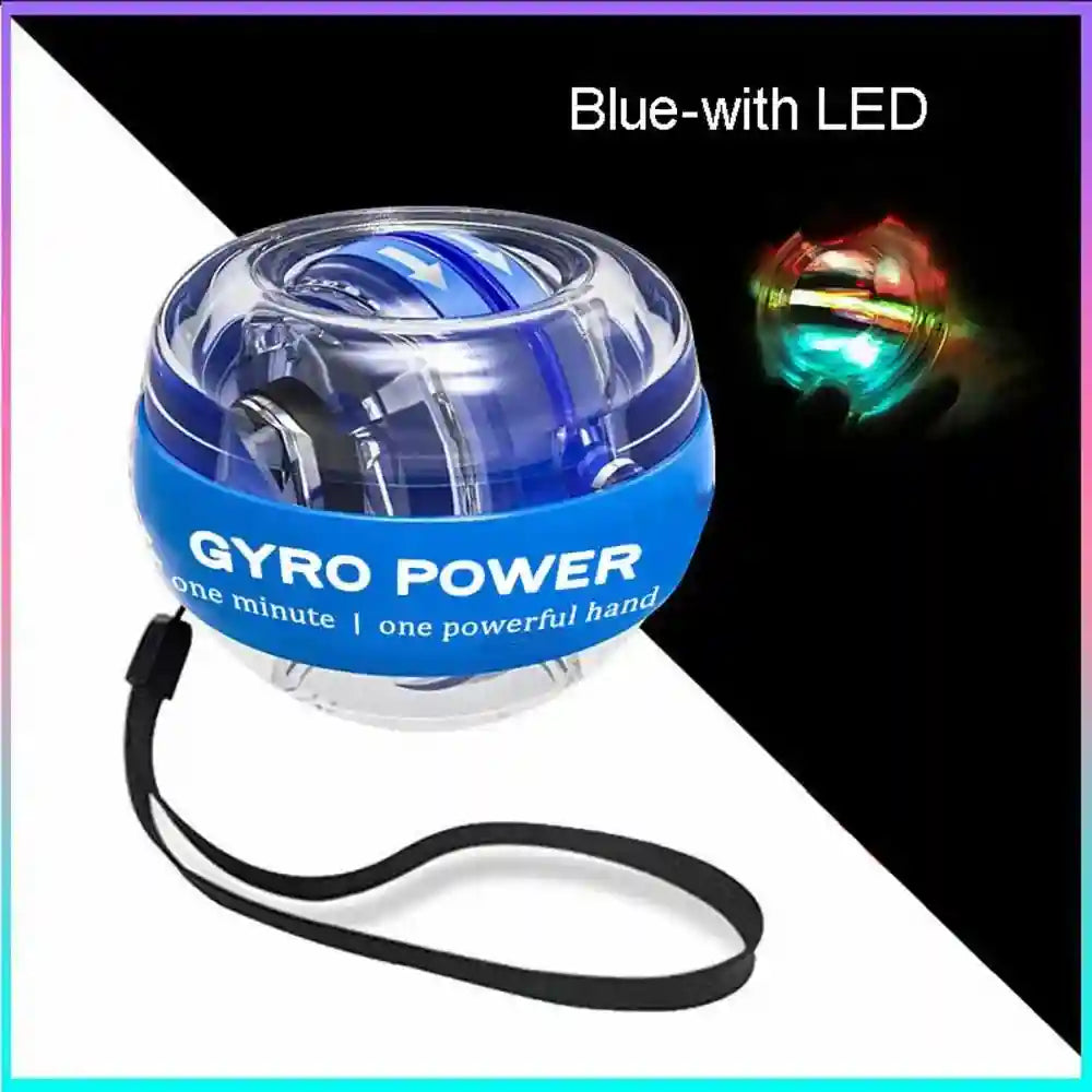 Wrist Strengthener Gyro Ball - Self-Starting Powerball for Forearm Grip Massage Roller Tidesmit