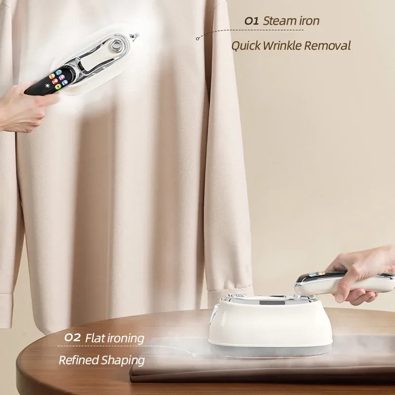 Tidesmit Handheld Steam Iron 1200W LED Display EU Plug