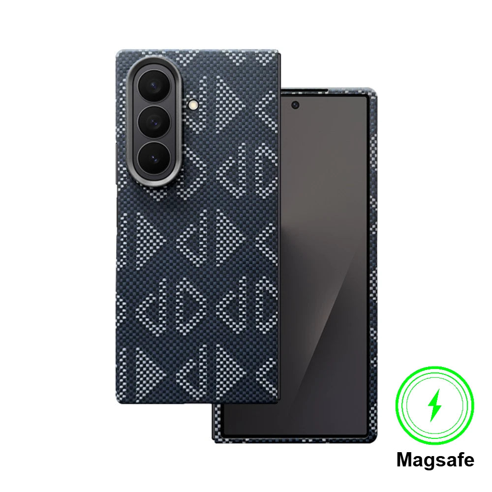 Samsung Galaxy Z Fold 7 Aramid Carbon Fiber Magnetic Case Magsafe T4 Tidesmit