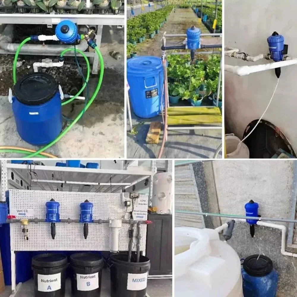 0.2-2% Automatic Doser Proportional Pump Livestock Fertilizer Injector Farming Chemical Dispenser Proportioner Dosing Pump