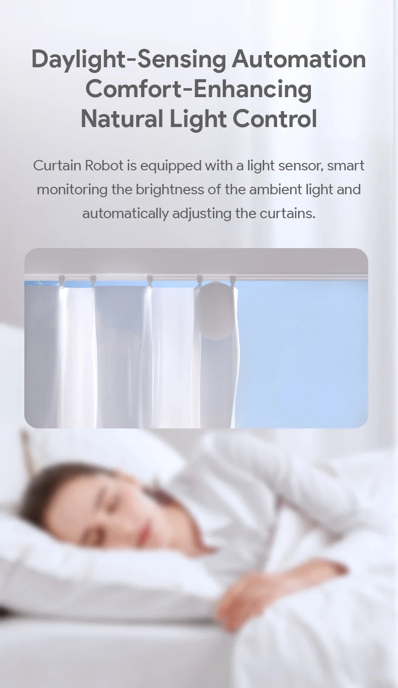 Zigbee Curtain Robot Smart Controller - Voice & App Control for Smart Homes Tidesmit